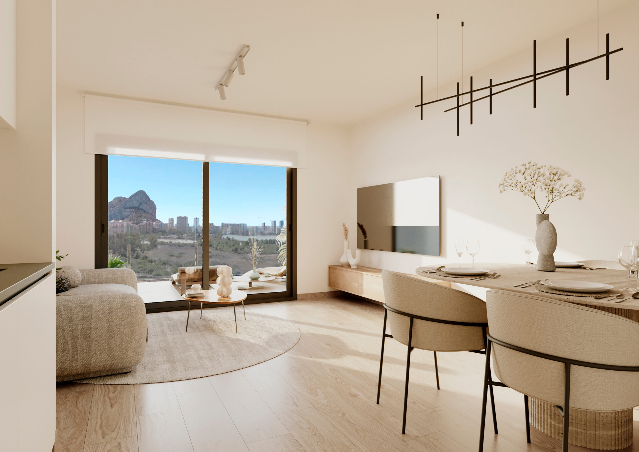 Innovative New-Build Apartments in Calpe with Bio-Health Zones, Paddle Court & Resort-Style Pools