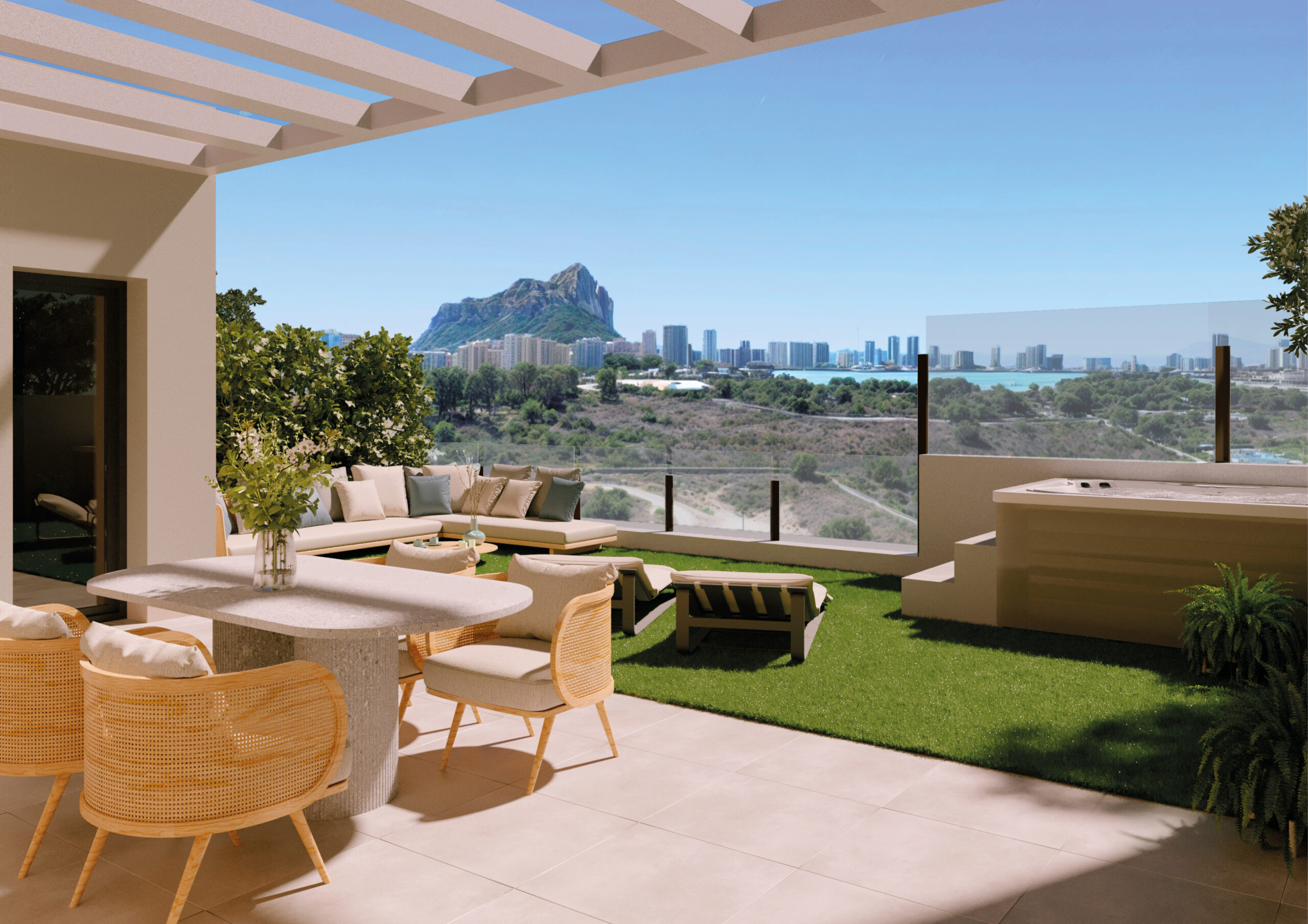 Innovative New-Build Apartments in Calpe with Bio-Health Zones, Paddle Court & Resort-Style Pools