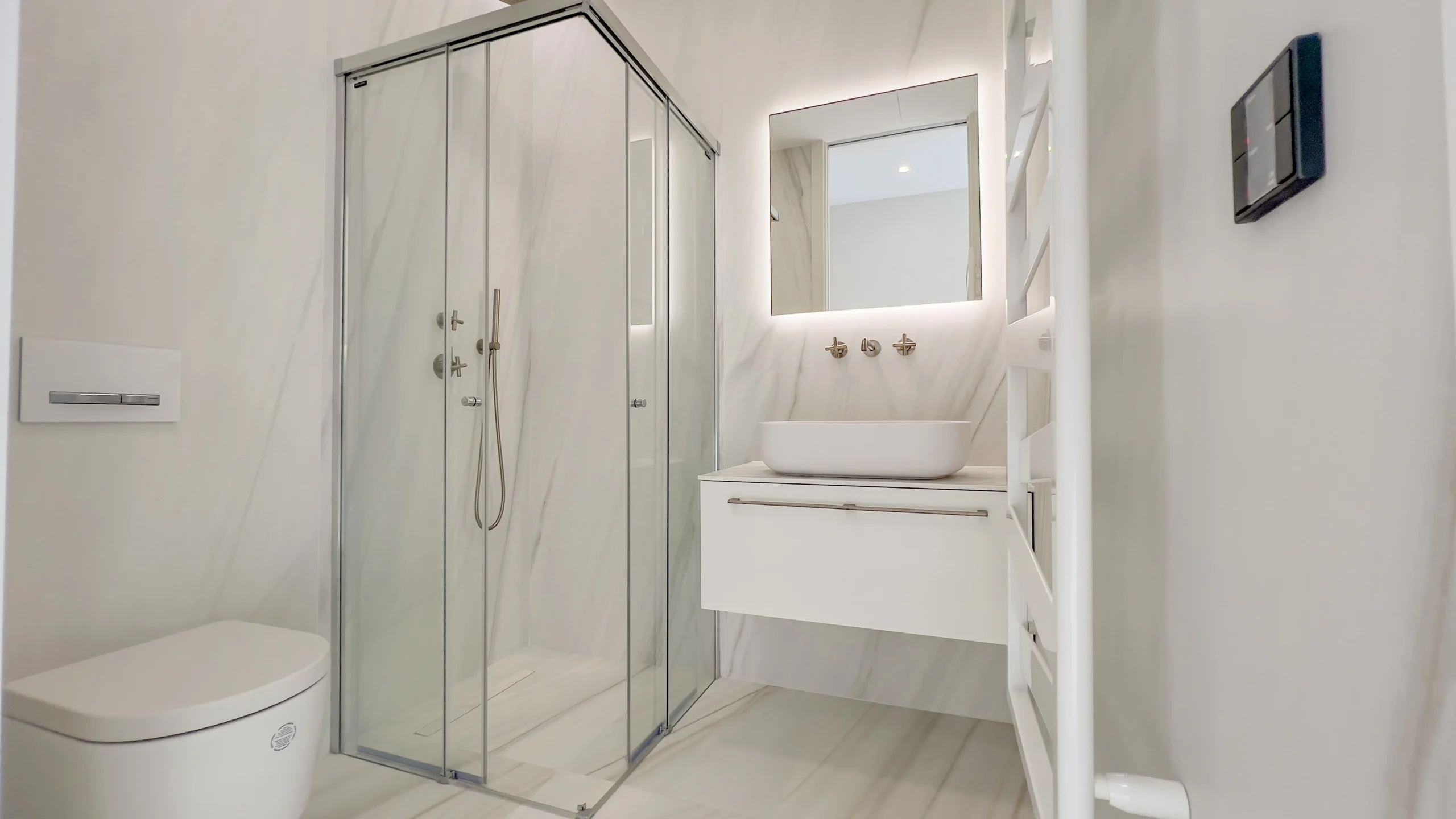 High-spec bathroom in contemporary Altea villa for sale