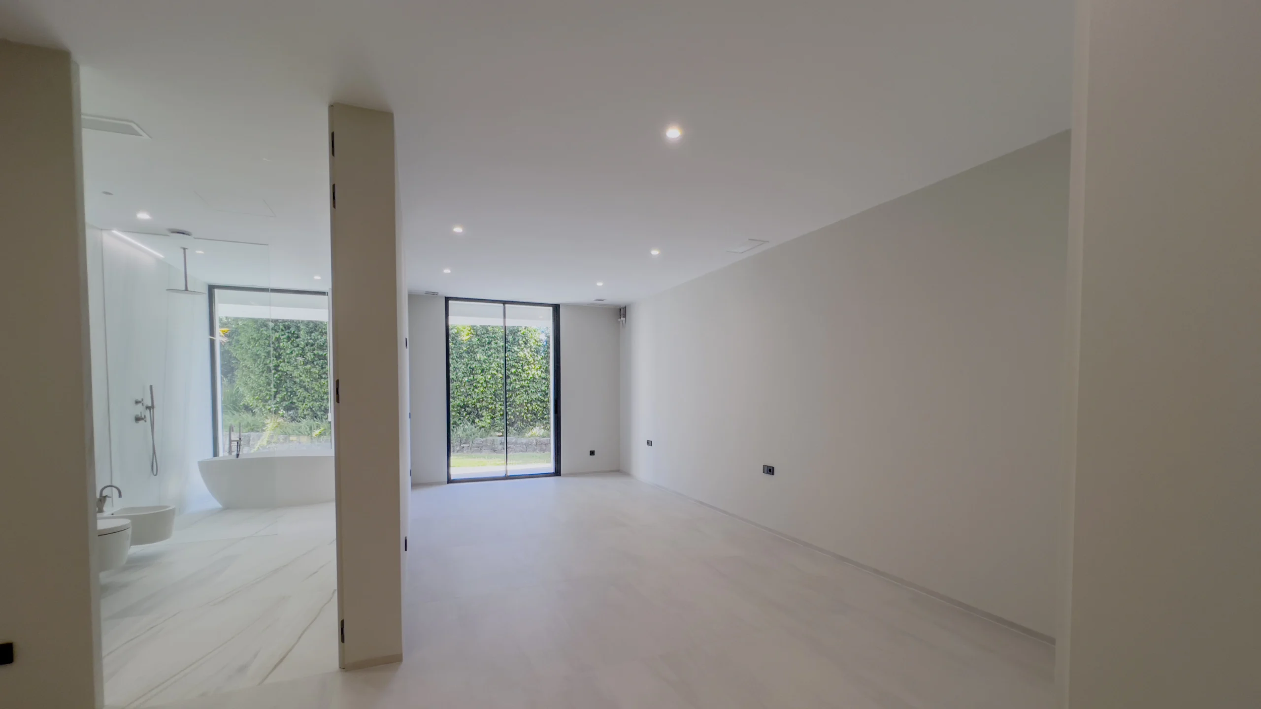 Wine cellar and storage area in modern Altea villa for sale