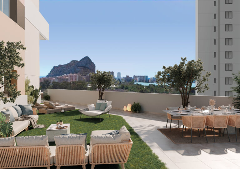 Duplex Penthouses for Sale in Calpe Near La Fossa