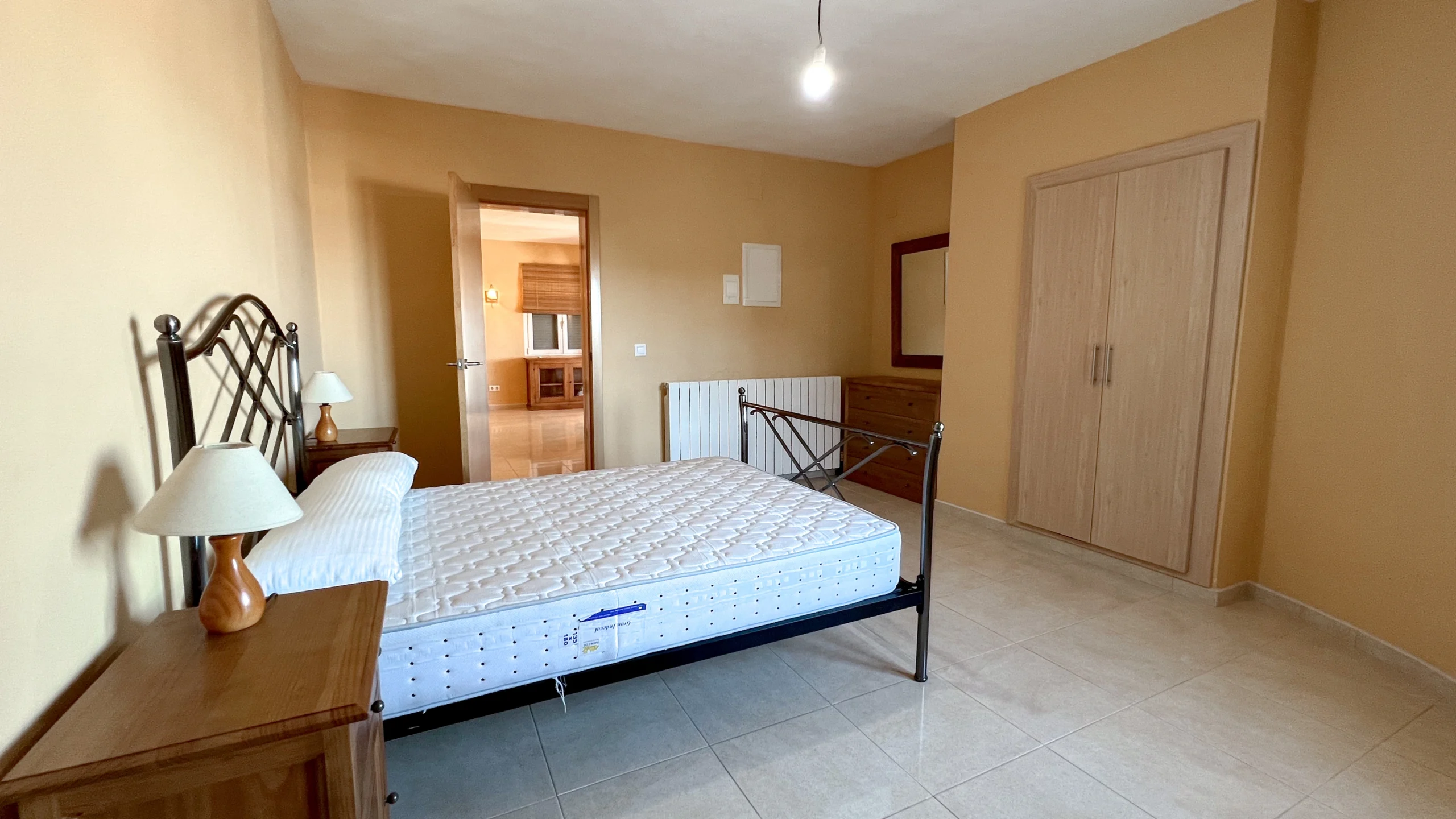 Spacious double bedroom with built-in wardrobes in Maryvilla Calpe villa