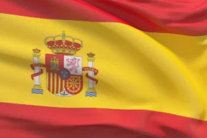 Spanish flag representing the process of obtaining a Spanish NIE Number for residency or property purchases.