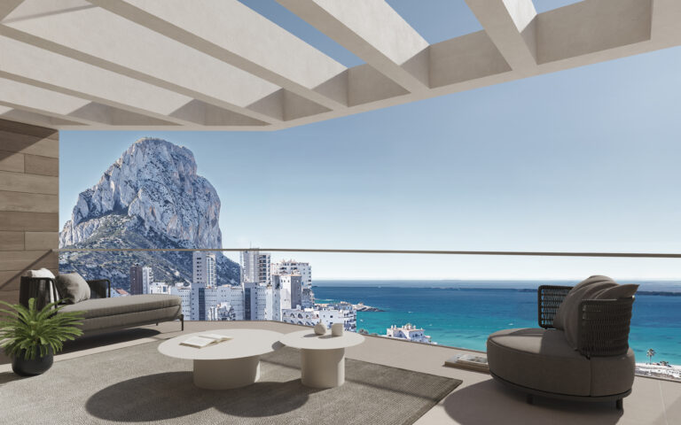 Jade 2 Sea View Penthouses for Sale in Calpe, Arenal-Bol