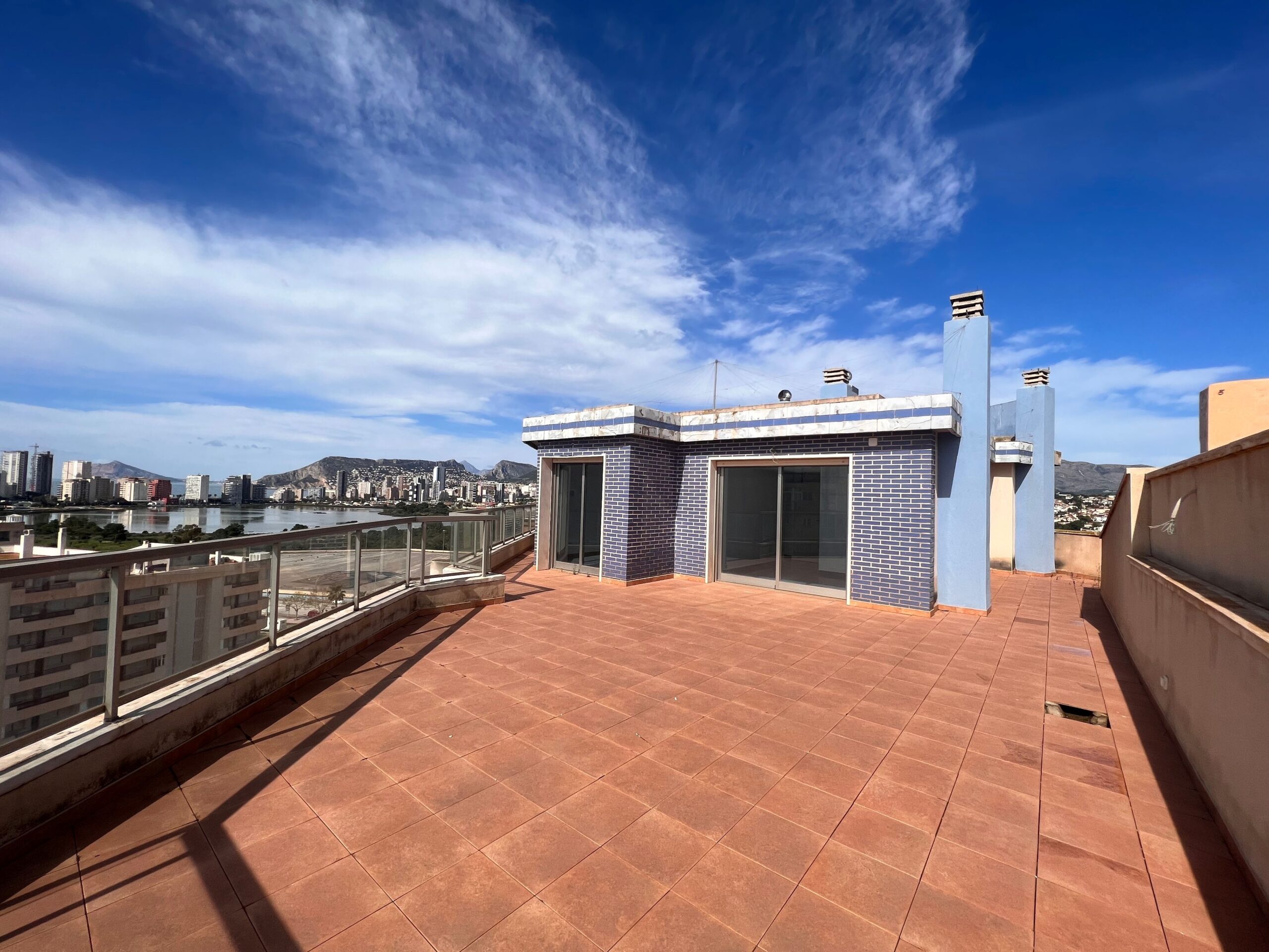 First Line Beach Penthouse with Panoramic Sea & Mountain Views for Sale in Calpe