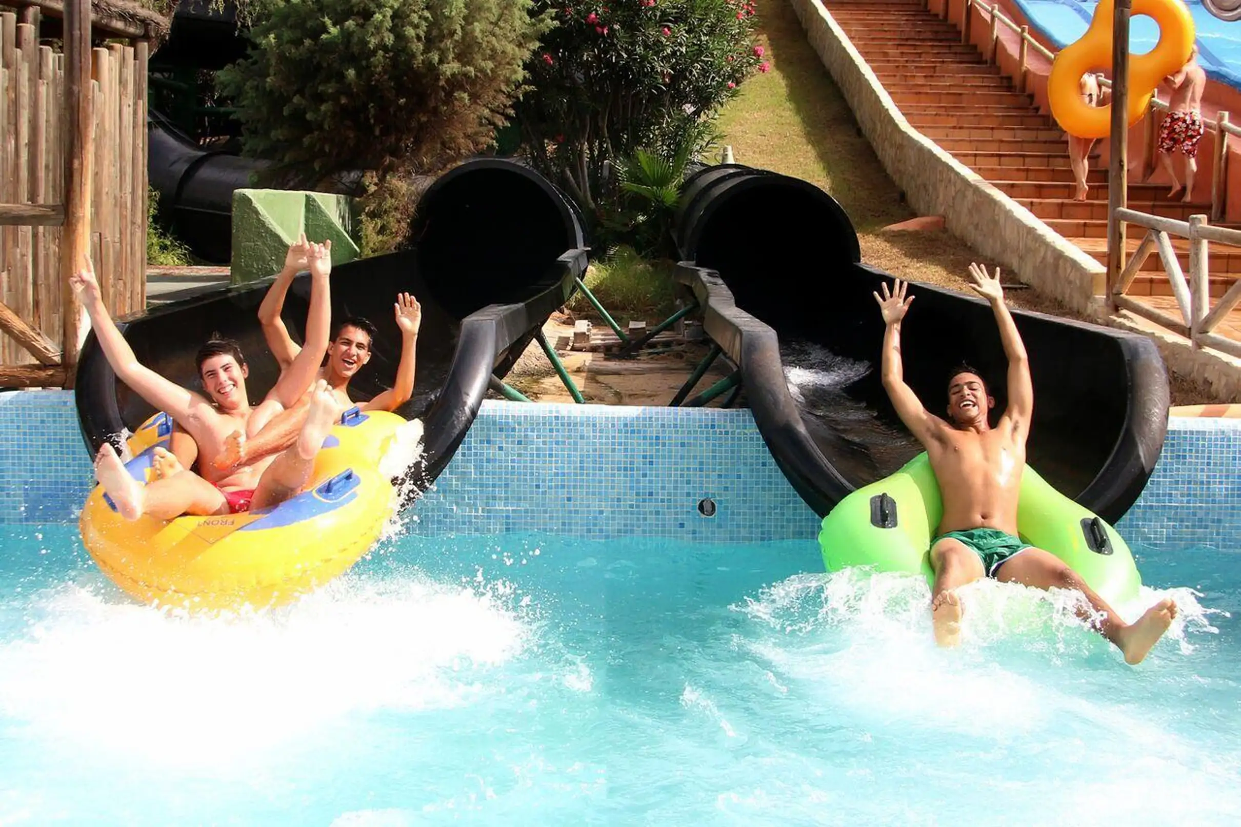 Aqualandia water park entry ticket in Benidorm with optional Mundomar combo