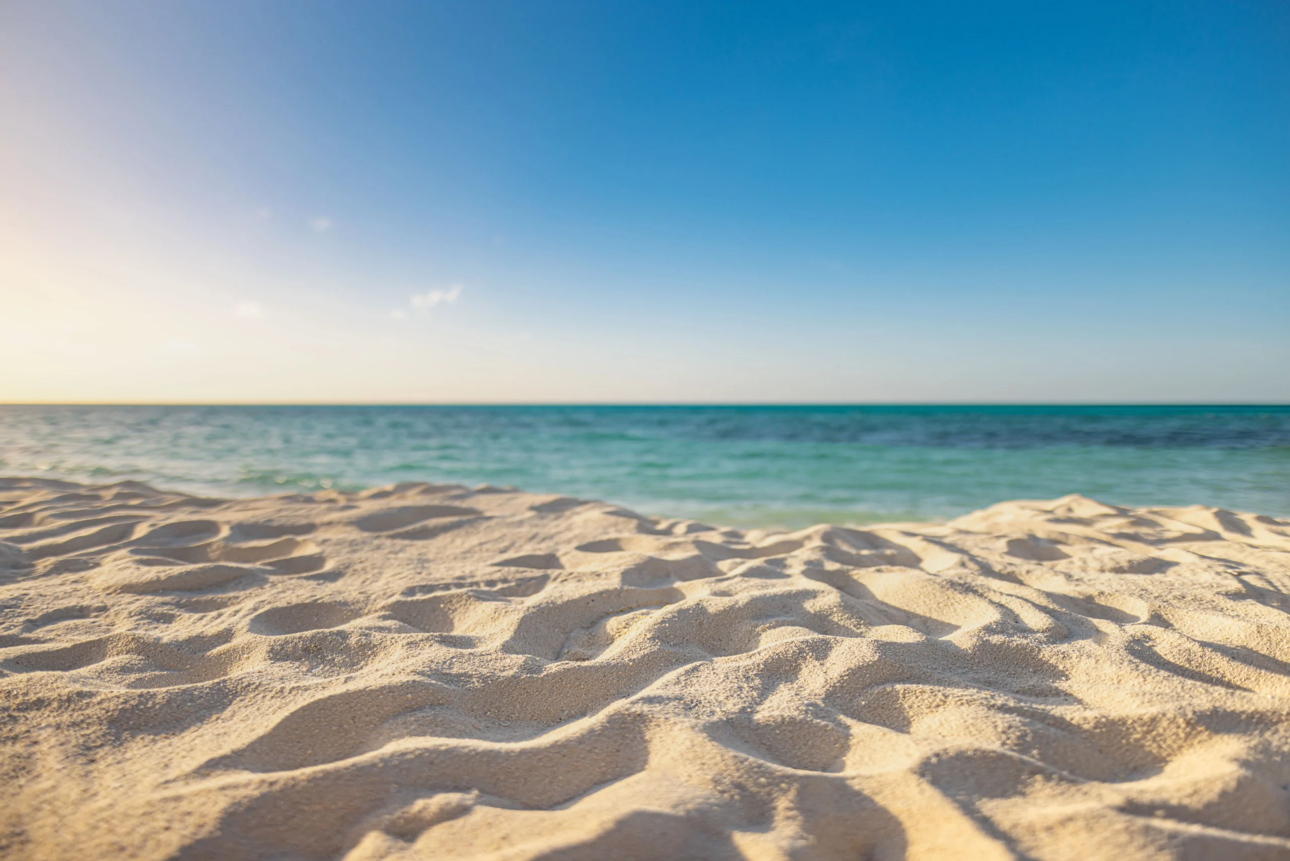 Mediterranean beach and sea view in Benissa Costa, Costa Blanca North, Spain