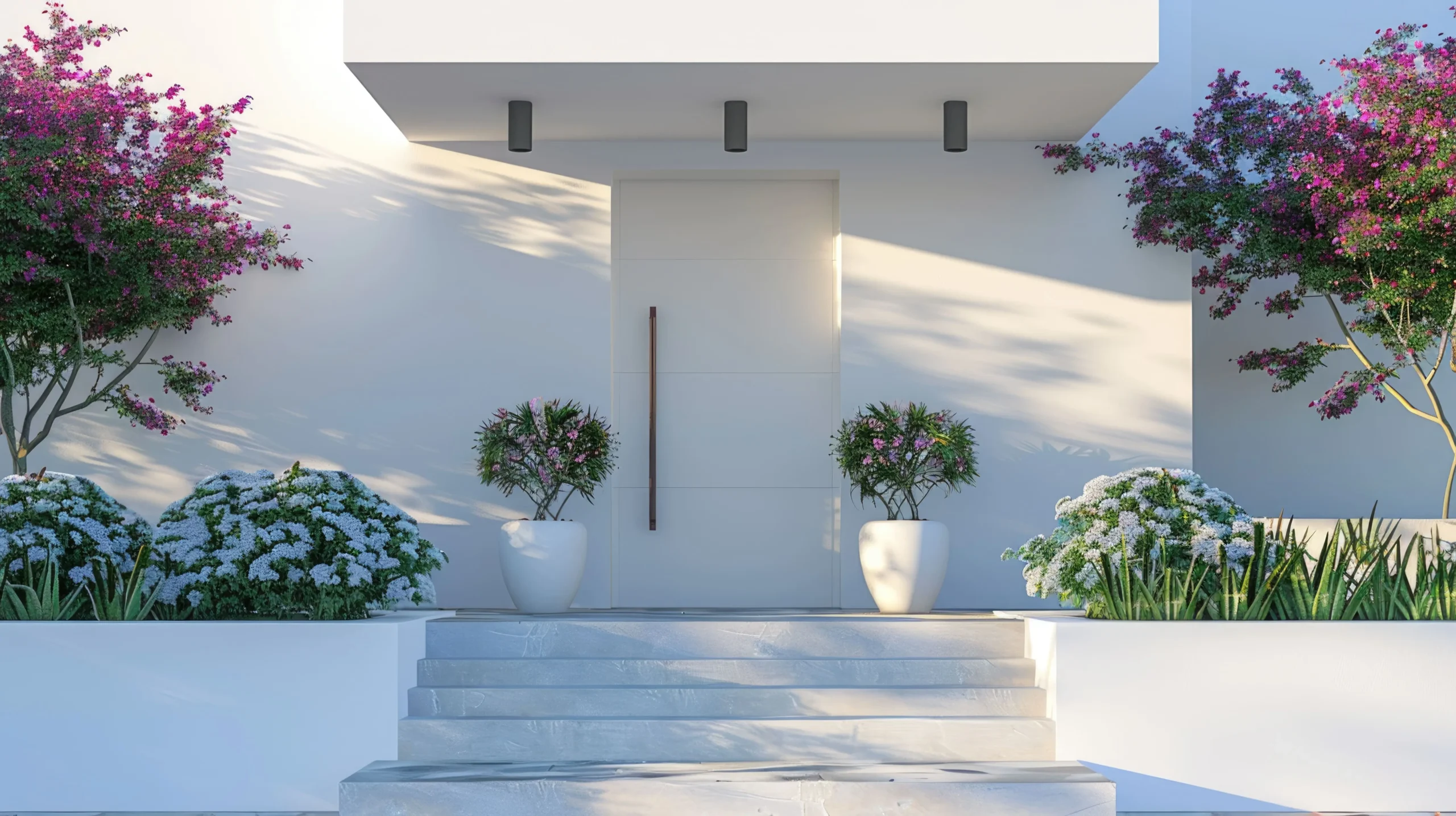 Luxury villa entrance in Calpe, Costa Blanca North