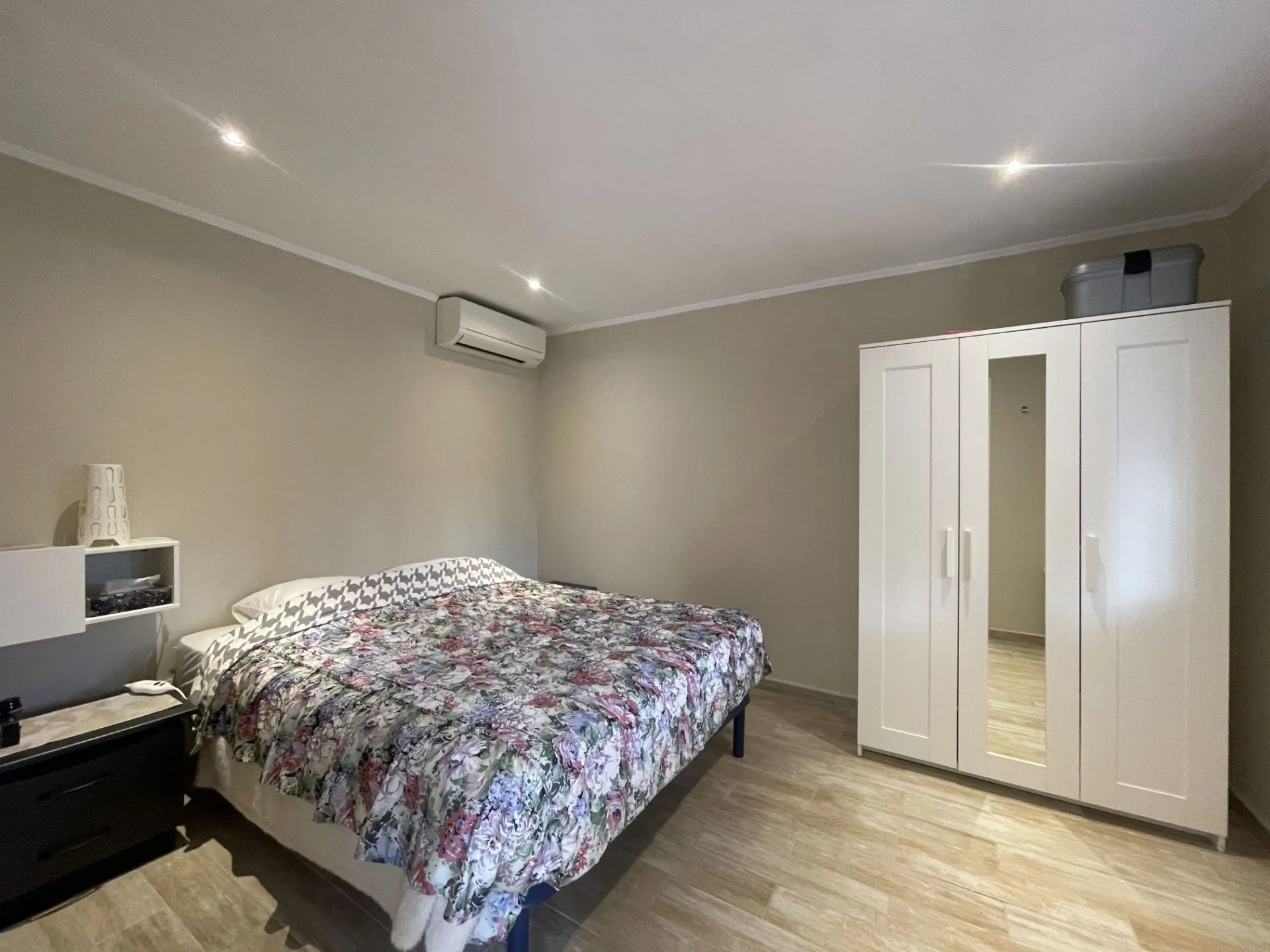 Bedroom inside renovated villa with separate accommodation in Calpe