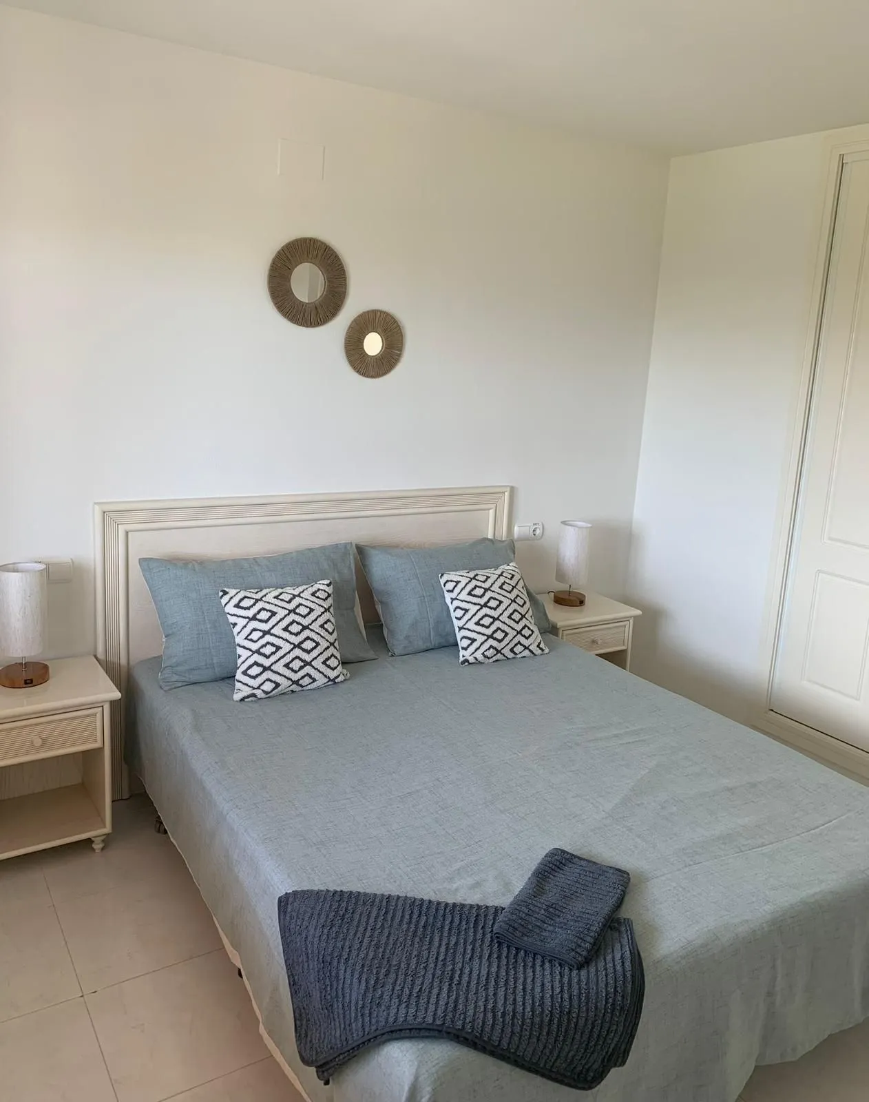 Double bedroom inside duplex penthouse in La Fossa, Calpe