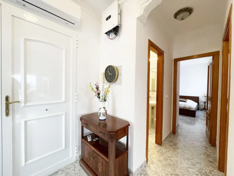 Entrance hall leading to bedrooms at detached villa in Calpe
