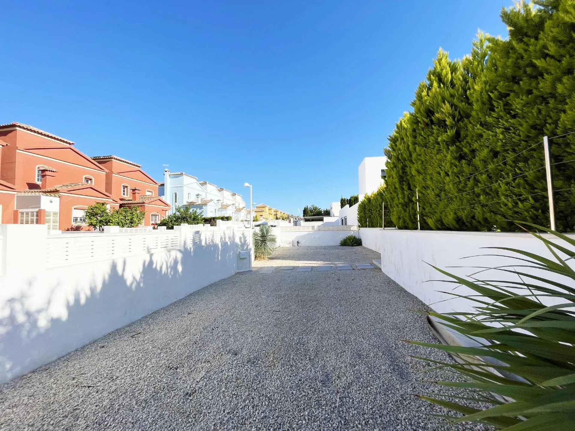 Flat plot with parking area at modern villa in Calpe