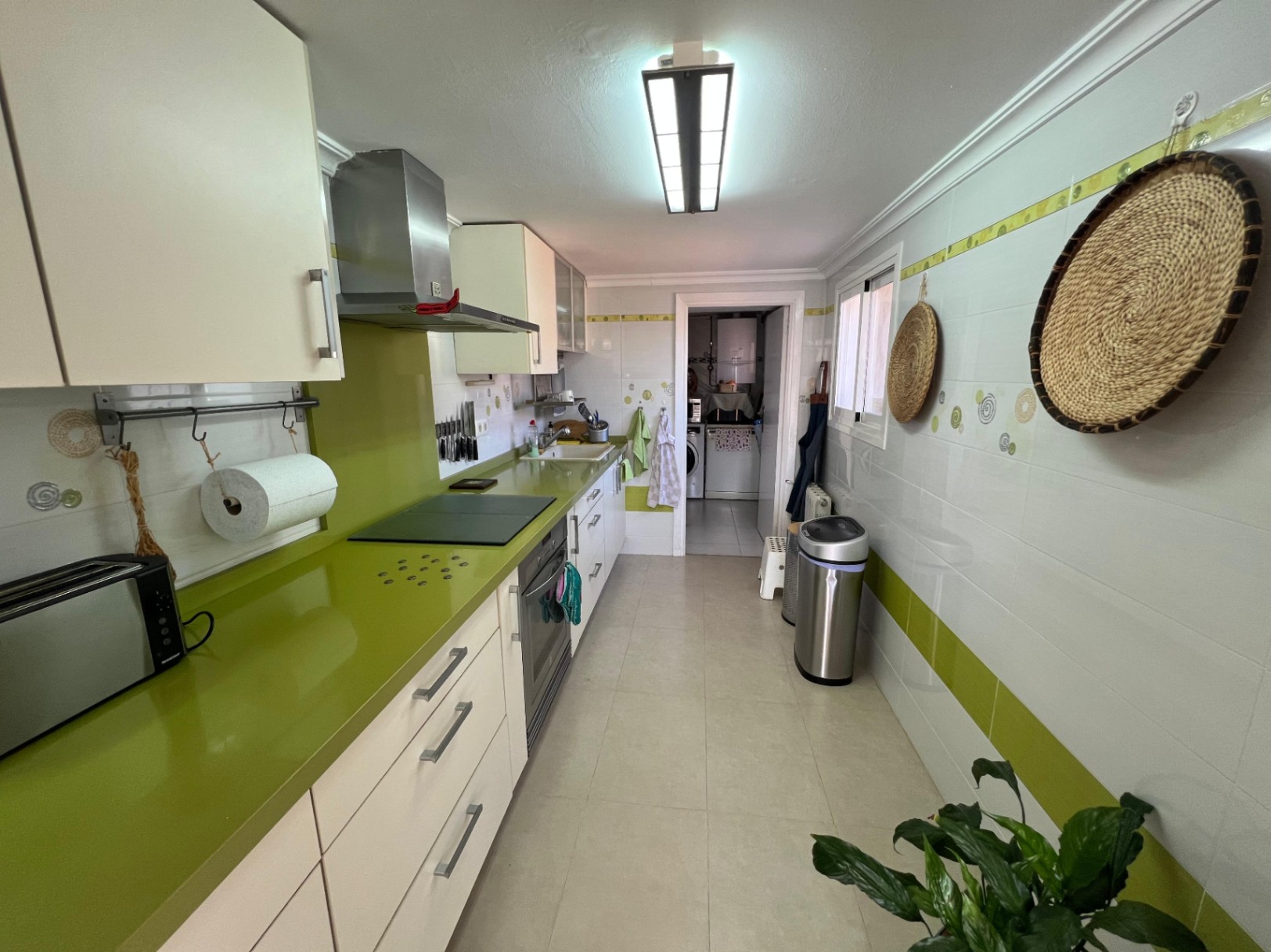 Fully equipped kitchen inside Mediterranean villa in Buena Vista Benissa