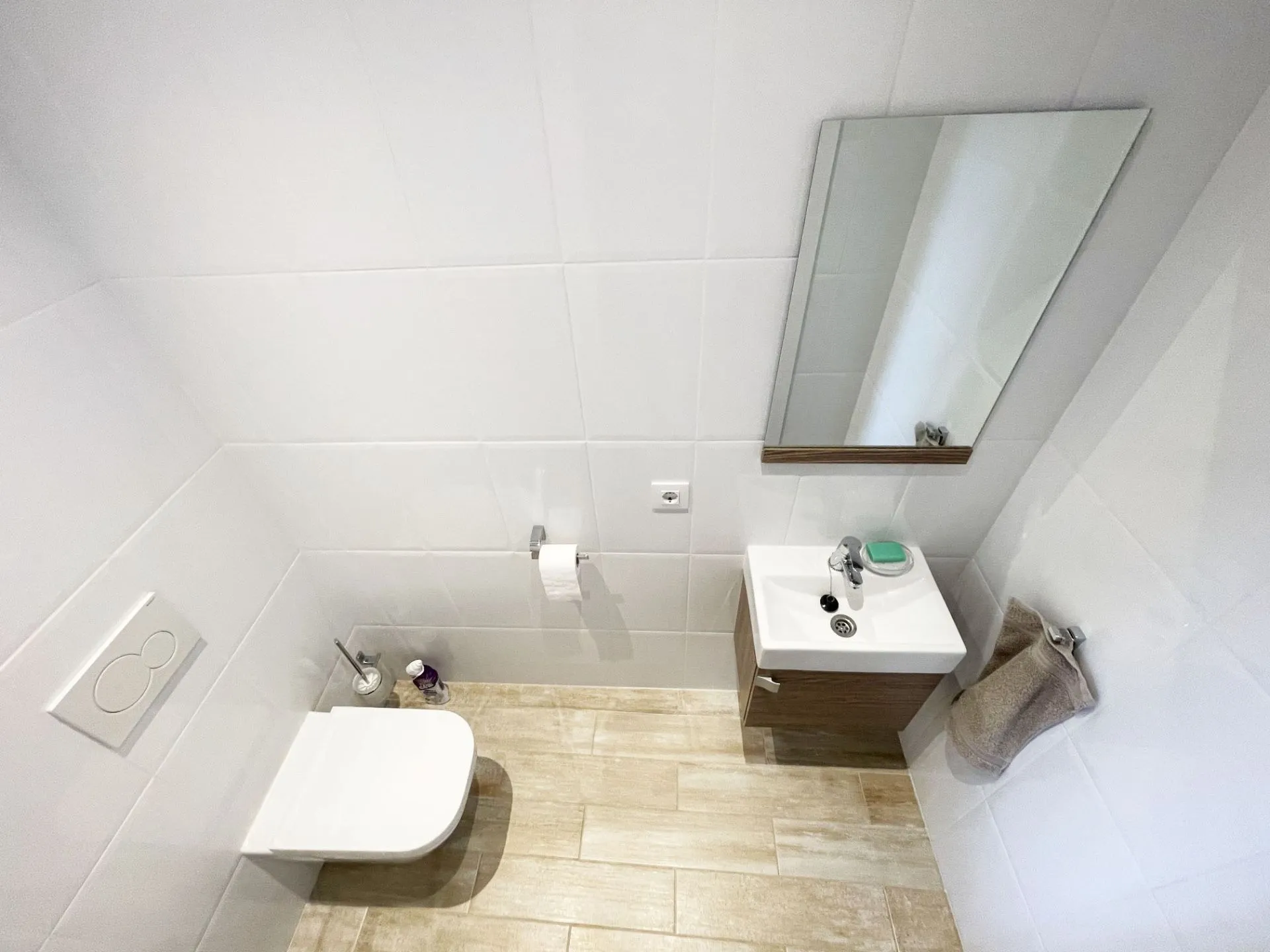 Guest toilet on main floor at renovated villa in Calpe`