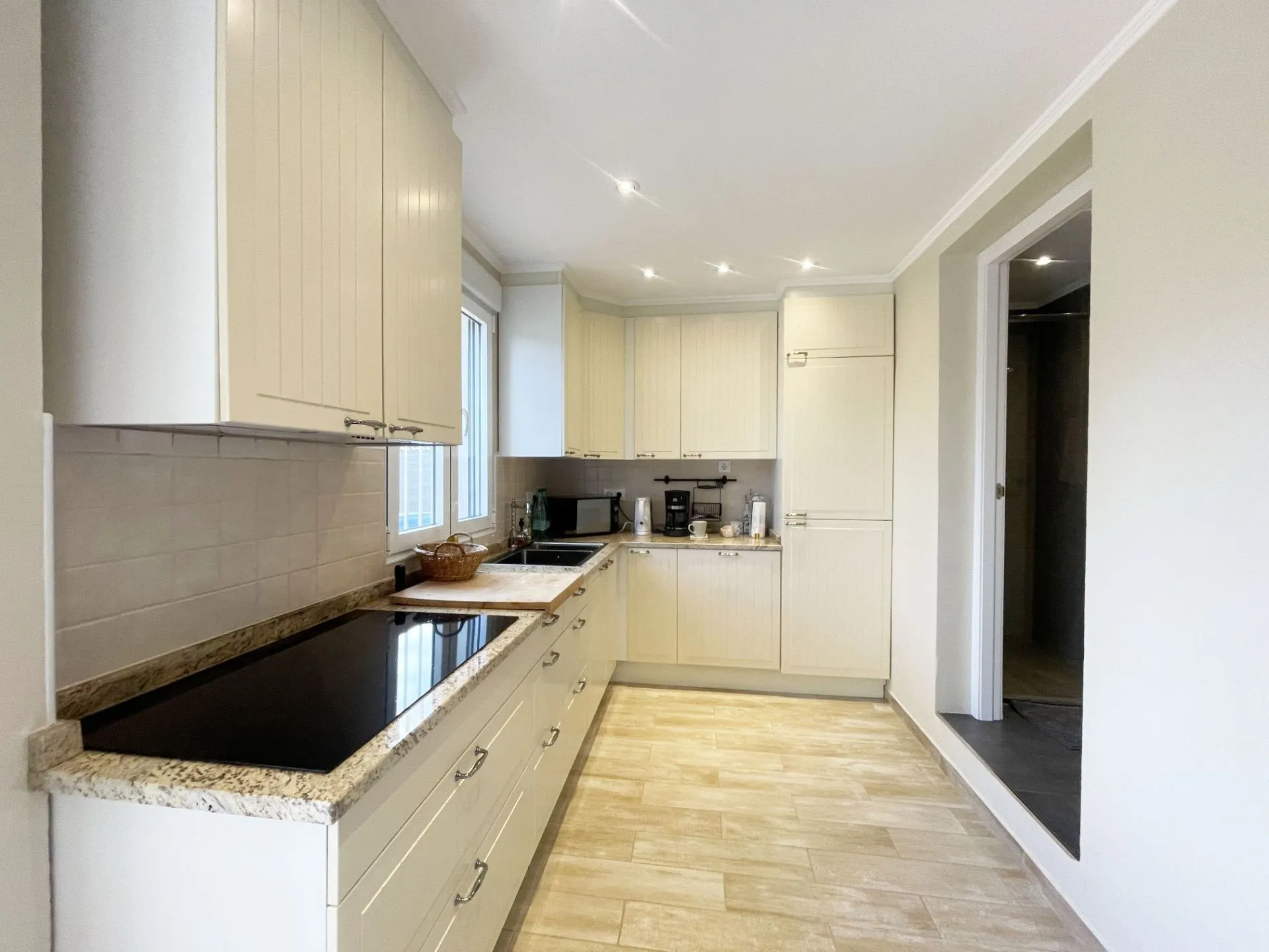 Independent kitchen inside renovated villa in Calpe