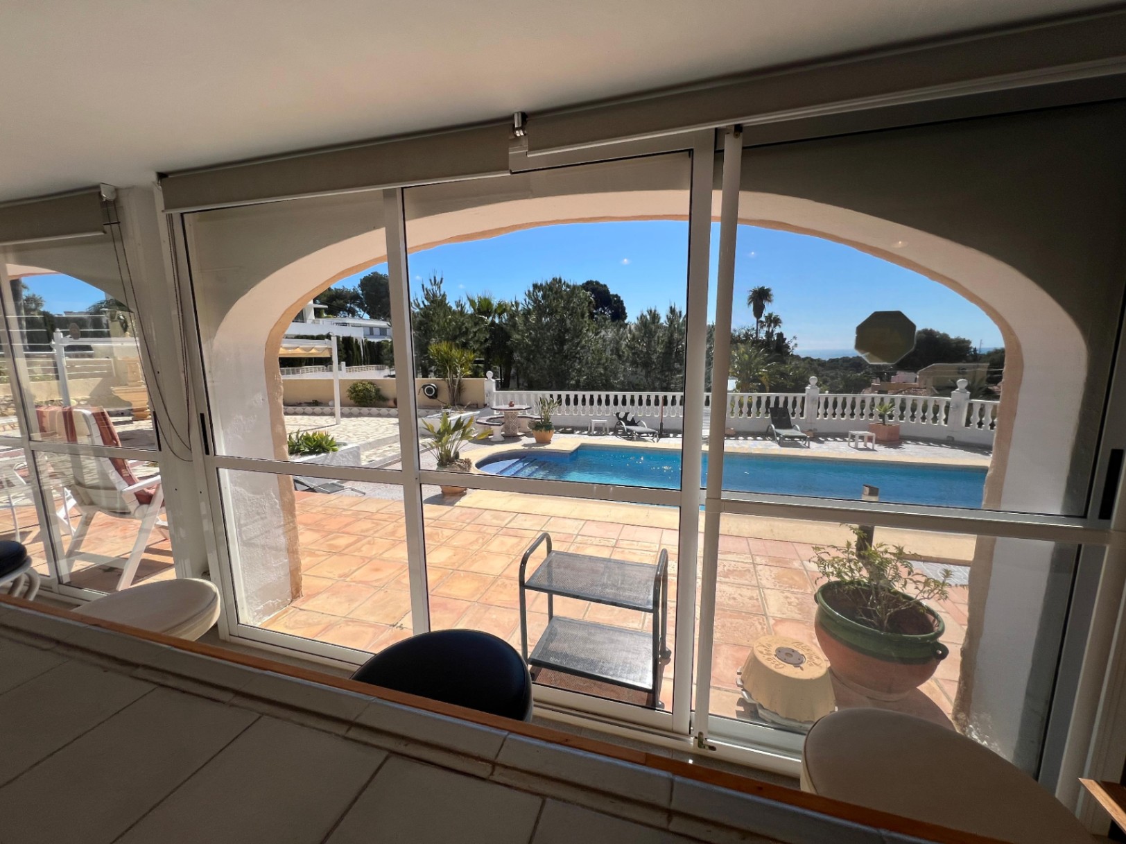 Interior View Towards Private Pool