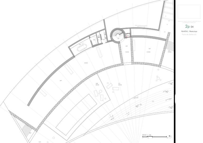 Layout plan for luxury villa under construction in Racó de Galeno