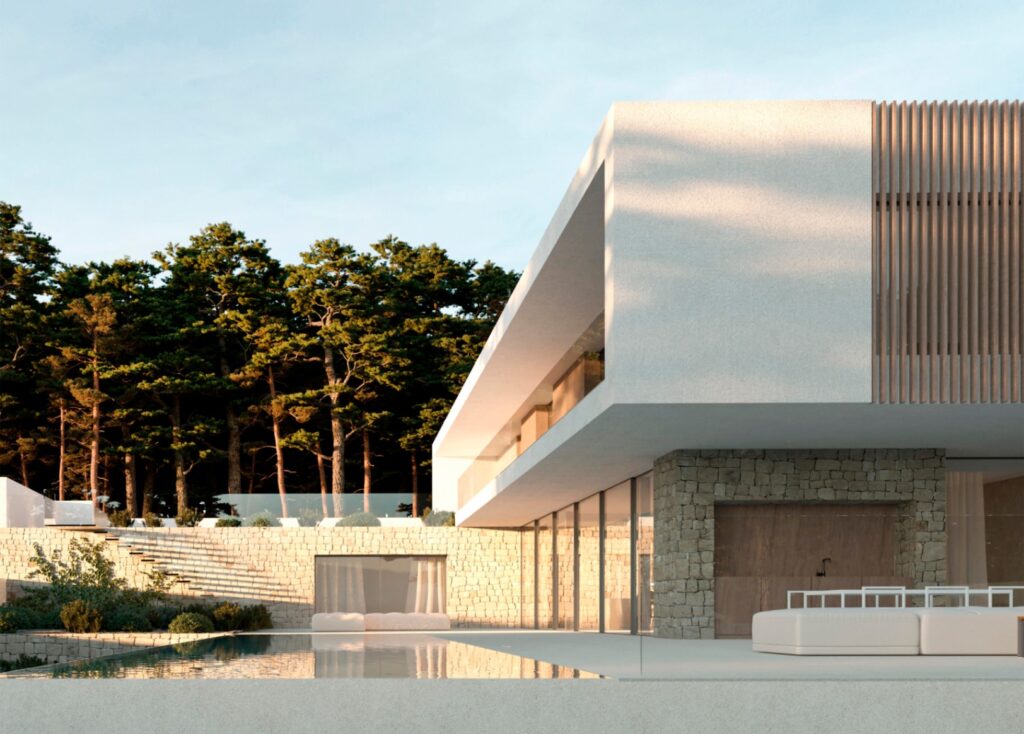 Luxury New Build Villa Licensed Project with Sea Views in Moraira