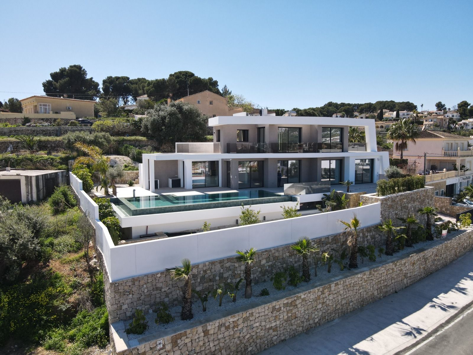 Luxury villa on the Benissa Coast with sea views towards Moraira