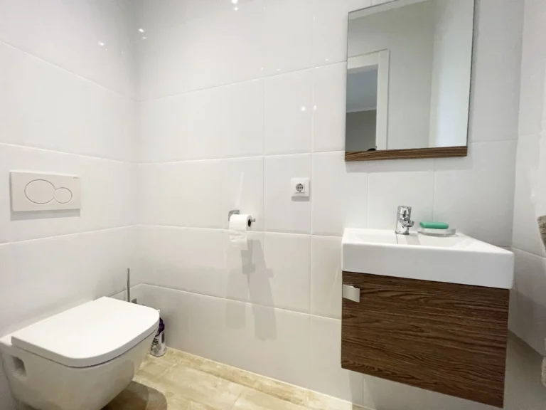 Modern guest toilet inside renovated villa in Calpe