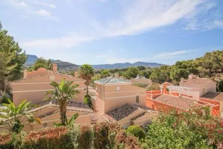 Open residential views from bungalow in Cometa III, Calpe
