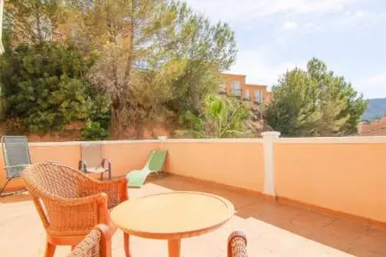 Private terrace at renovated bungalow in Cometa III, Calpe