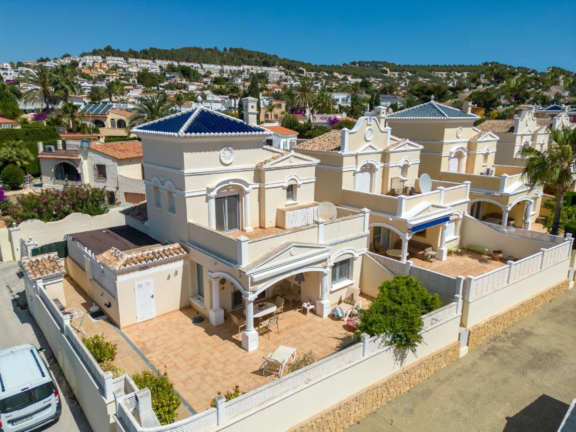 Residential neighbourhood around bungalow in La Vallesa Calpe