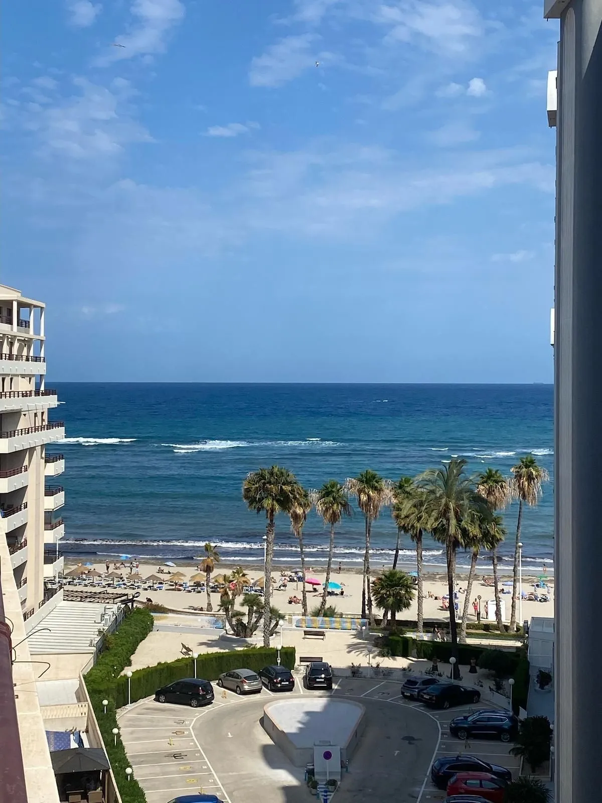 Sea view from duplex penthouse near La Fossa beach in Calpe