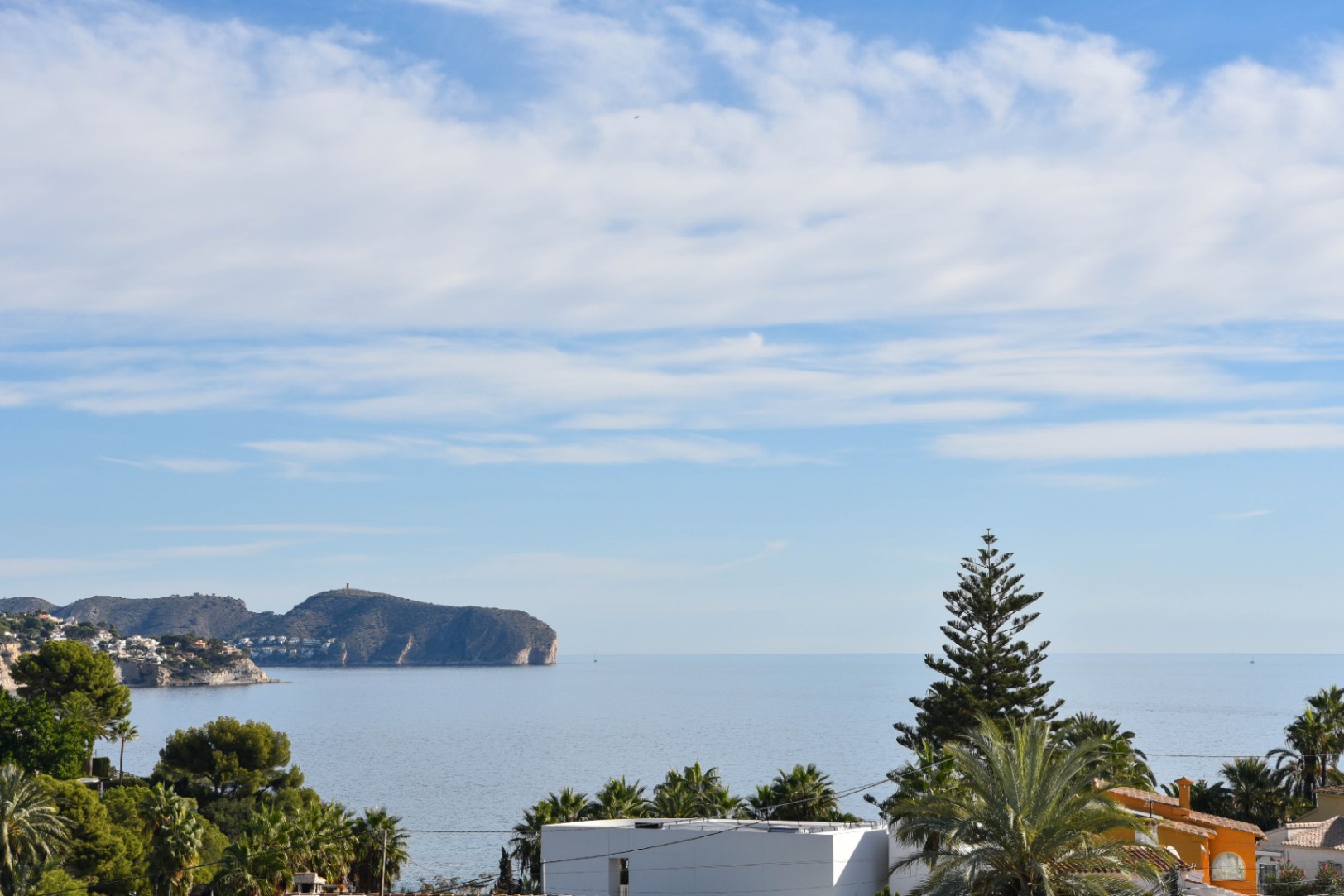 Sea views from luxury villa near La Fustera Beach in Benissa