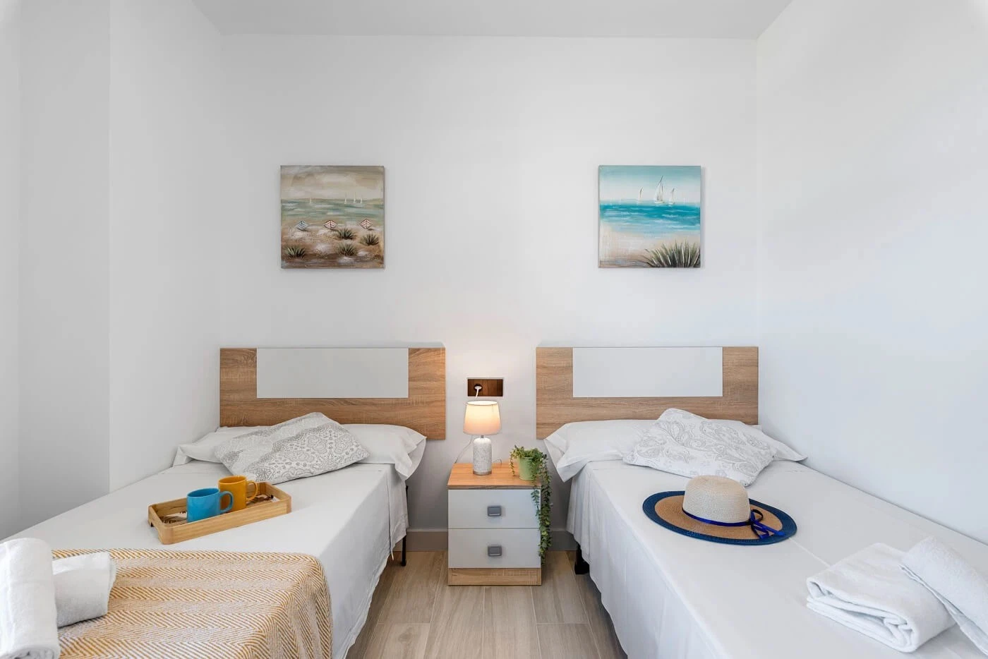 Twin bedroom in 3-bedroom apartment in Arenal-Bol, Calpe