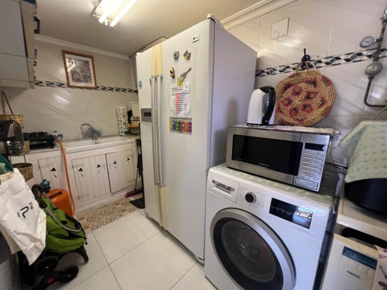 Utility area with appliances at Mediterranean villa in Benissa